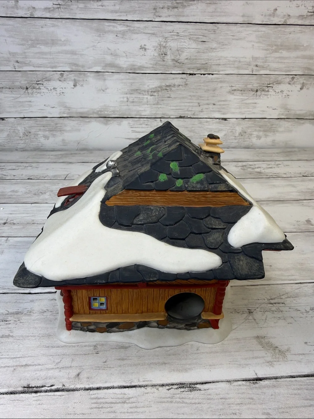 Dept 56 HEIDI’S GRANDFATHERS HOUSE Alpine Village w box and light